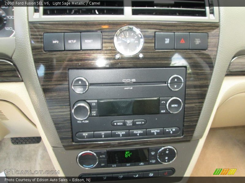 Light Sage Metallic / Camel 2008 Ford Fusion SEL V6