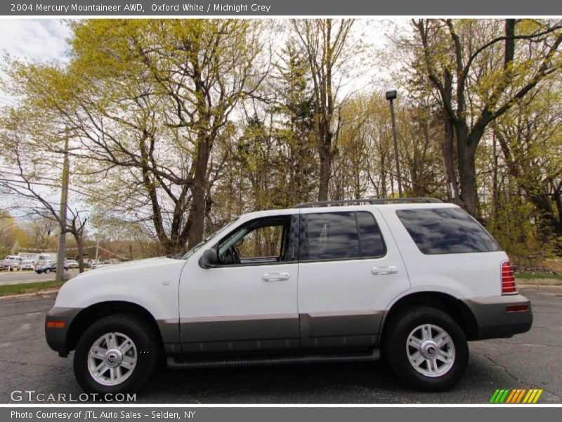 Oxford White / Midnight Grey 2004 Mercury Mountaineer AWD