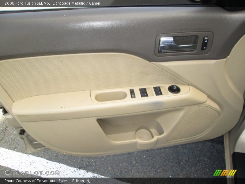 Light Sage Metallic / Camel 2008 Ford Fusion SEL V6