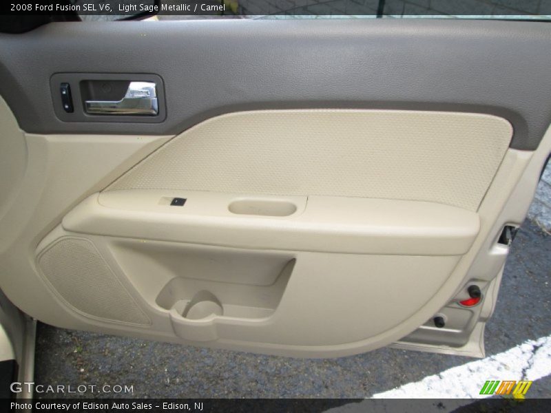Light Sage Metallic / Camel 2008 Ford Fusion SEL V6