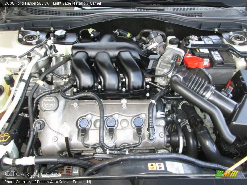Light Sage Metallic / Camel 2008 Ford Fusion SEL V6
