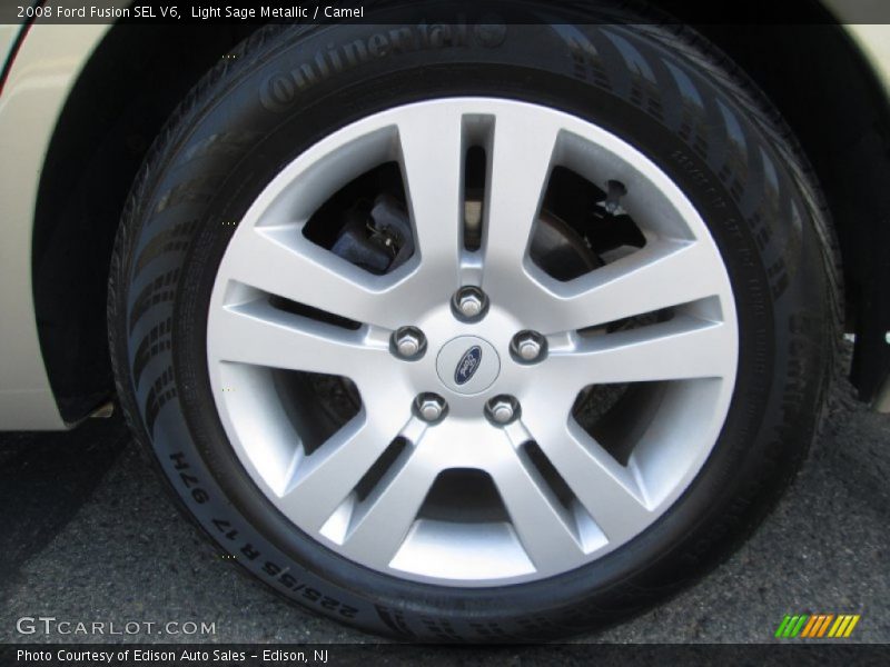 Light Sage Metallic / Camel 2008 Ford Fusion SEL V6