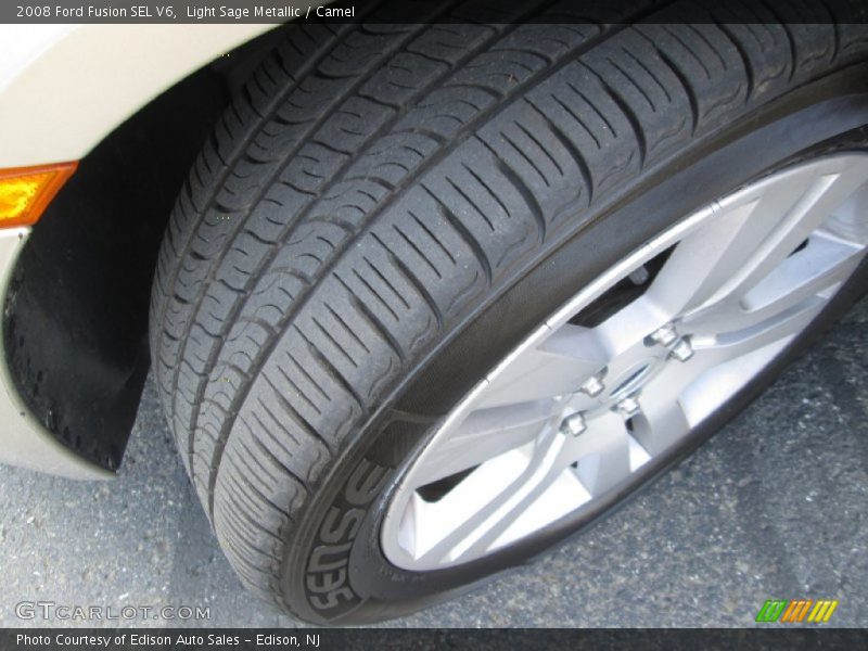 Light Sage Metallic / Camel 2008 Ford Fusion SEL V6