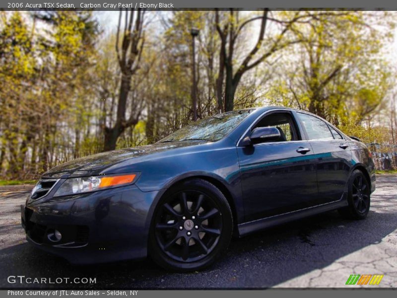 Carbon Gray Pearl / Ebony Black 2006 Acura TSX Sedan
