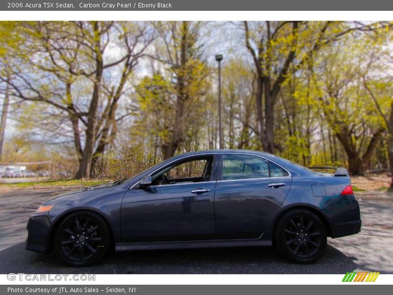 Carbon Gray Pearl / Ebony Black 2006 Acura TSX Sedan