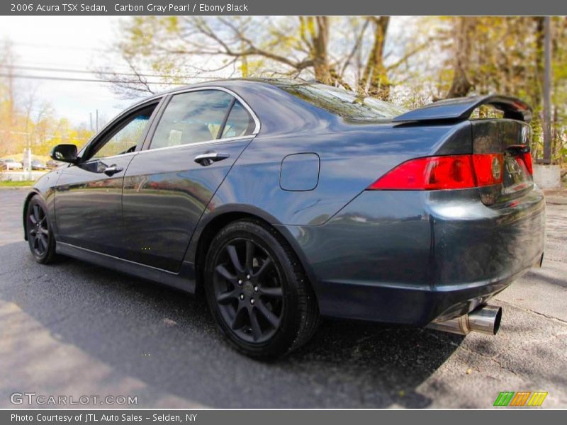 Carbon Gray Pearl / Ebony Black 2006 Acura TSX Sedan