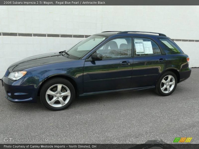 Regal Blue Pearl / Anthracite Black 2006 Subaru Impreza 2.5i Wagon
