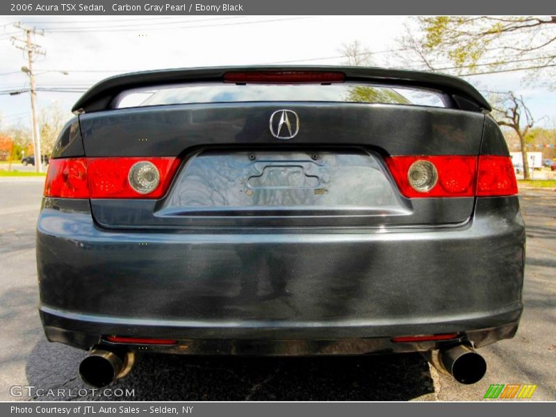 Carbon Gray Pearl / Ebony Black 2006 Acura TSX Sedan