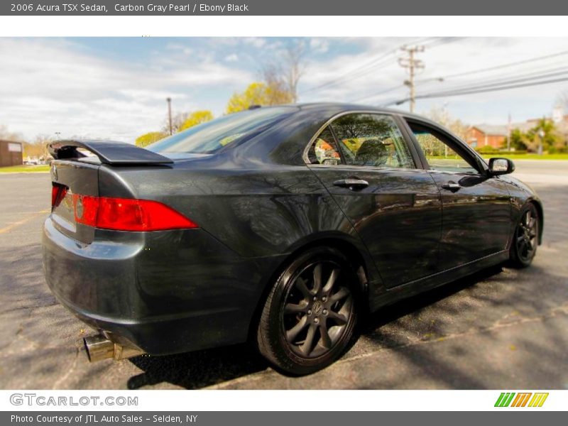 Carbon Gray Pearl / Ebony Black 2006 Acura TSX Sedan