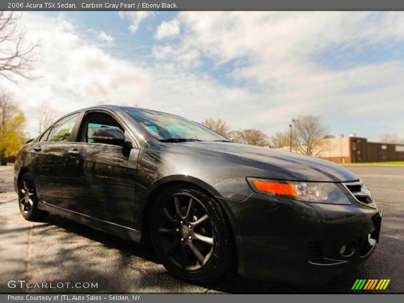 Carbon Gray Pearl / Ebony Black 2006 Acura TSX Sedan