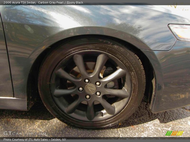 Carbon Gray Pearl / Ebony Black 2006 Acura TSX Sedan
