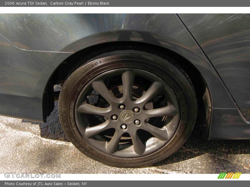 Carbon Gray Pearl / Ebony Black 2006 Acura TSX Sedan