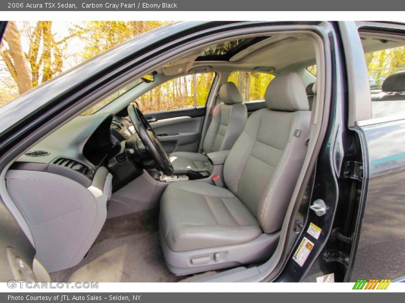 Carbon Gray Pearl / Ebony Black 2006 Acura TSX Sedan