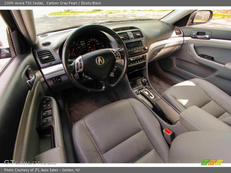 Carbon Gray Pearl / Ebony Black 2006 Acura TSX Sedan