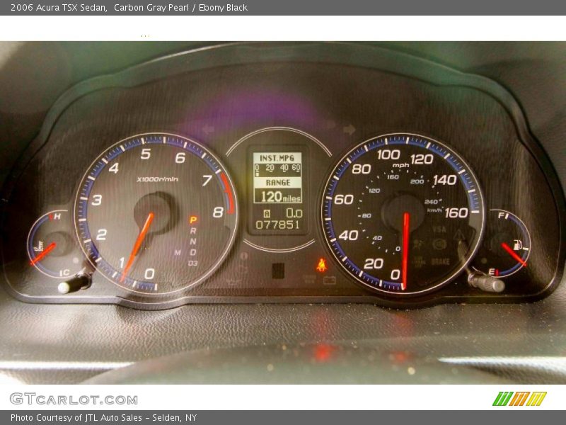 Carbon Gray Pearl / Ebony Black 2006 Acura TSX Sedan