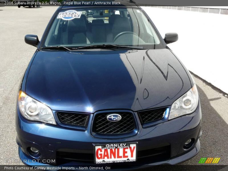Regal Blue Pearl / Anthracite Black 2006 Subaru Impreza 2.5i Wagon