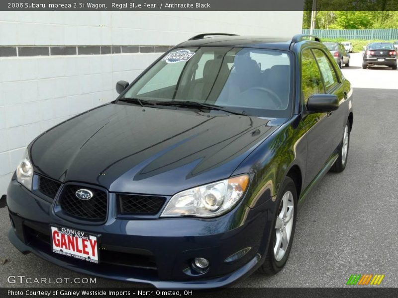 Regal Blue Pearl / Anthracite Black 2006 Subaru Impreza 2.5i Wagon