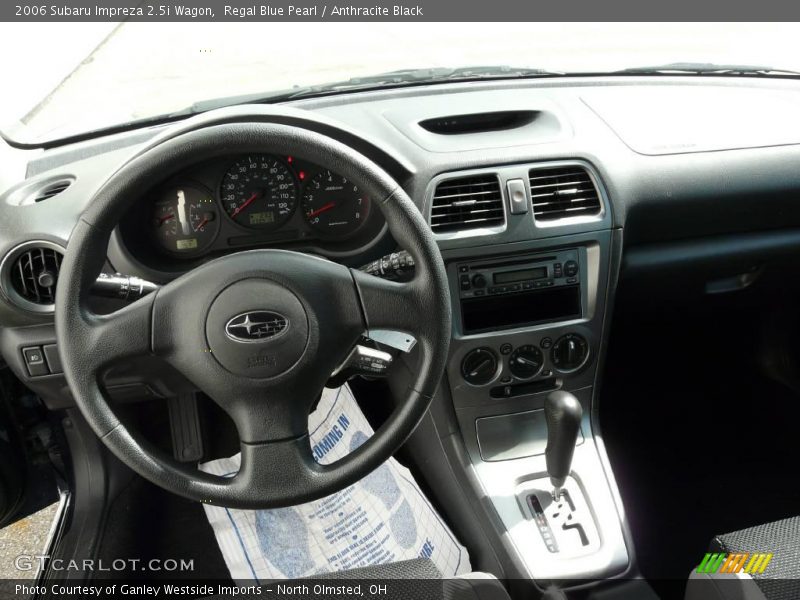 Regal Blue Pearl / Anthracite Black 2006 Subaru Impreza 2.5i Wagon