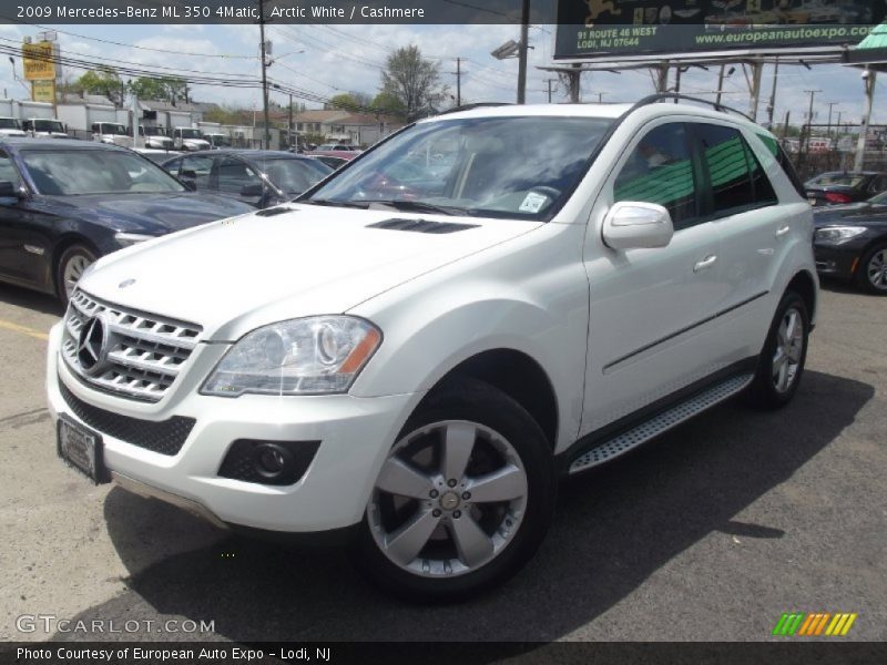 Arctic White / Cashmere 2009 Mercedes-Benz ML 350 4Matic
