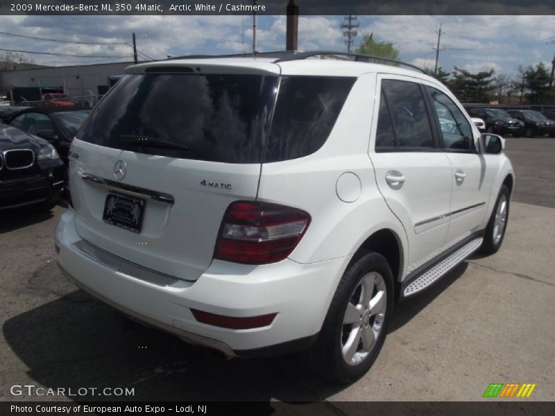 Arctic White / Cashmere 2009 Mercedes-Benz ML 350 4Matic