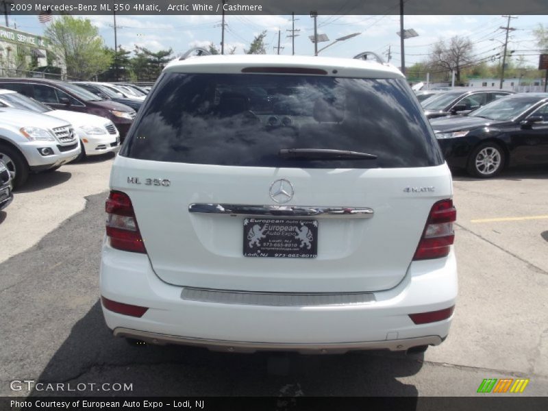 Arctic White / Cashmere 2009 Mercedes-Benz ML 350 4Matic