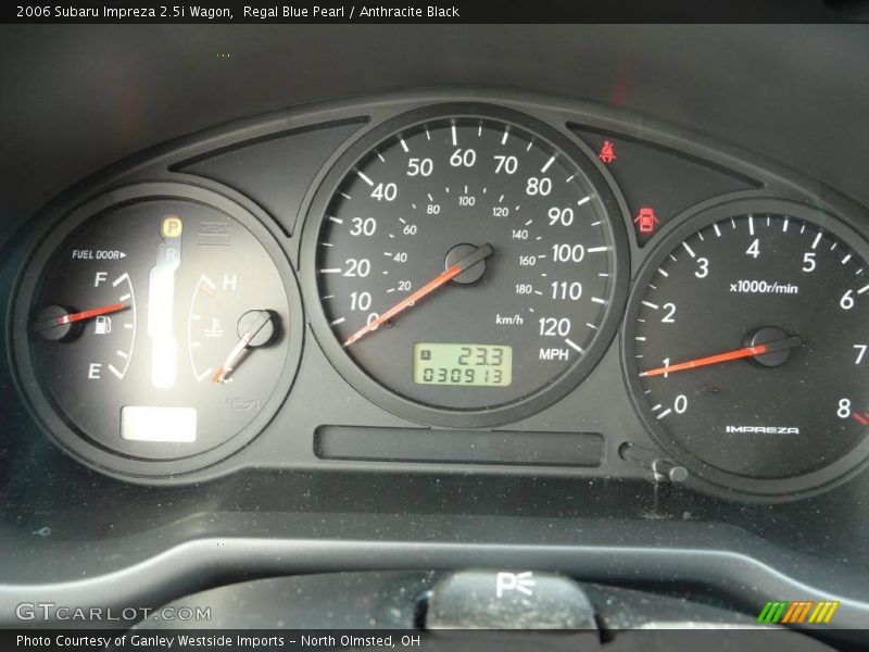 Regal Blue Pearl / Anthracite Black 2006 Subaru Impreza 2.5i Wagon