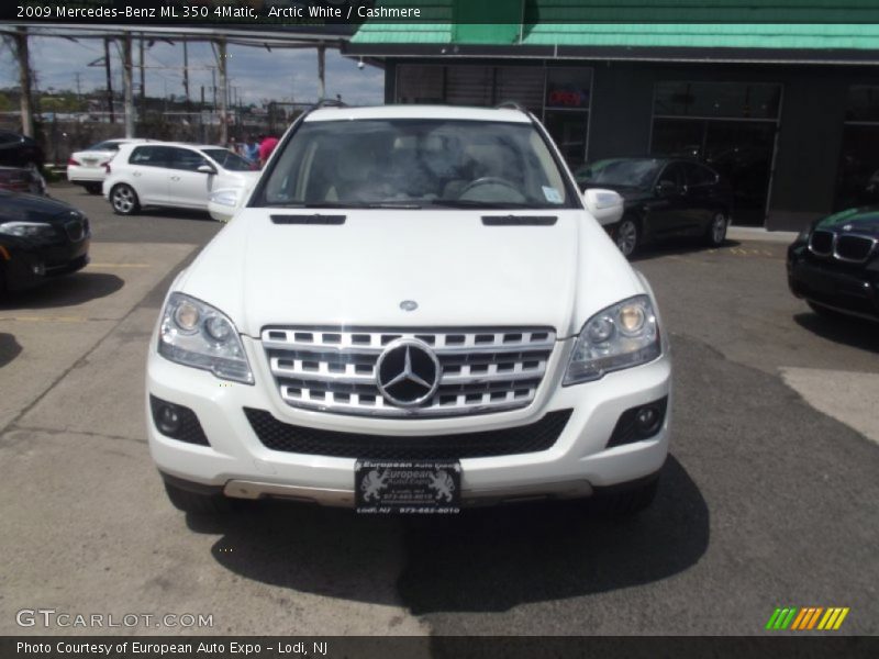 Arctic White / Cashmere 2009 Mercedes-Benz ML 350 4Matic