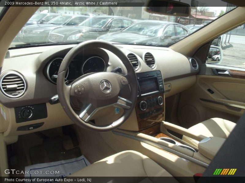 Arctic White / Cashmere 2009 Mercedes-Benz ML 350 4Matic