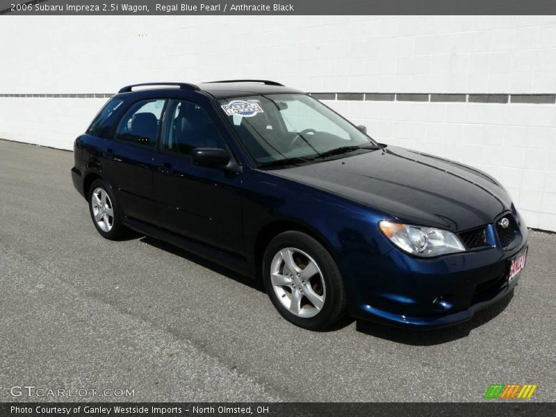 Regal Blue Pearl / Anthracite Black 2006 Subaru Impreza 2.5i Wagon