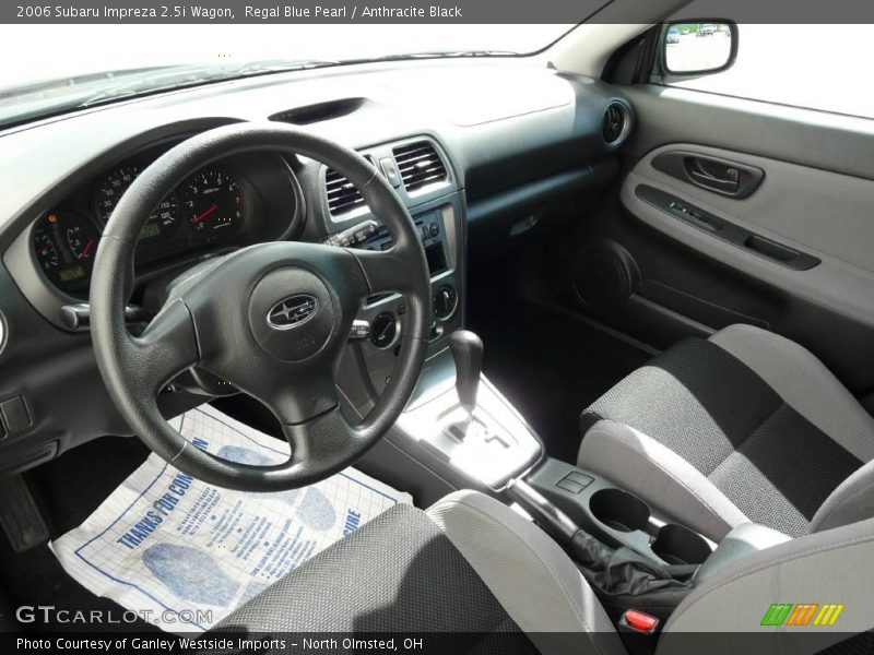 Regal Blue Pearl / Anthracite Black 2006 Subaru Impreza 2.5i Wagon