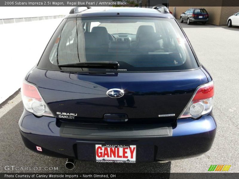 Regal Blue Pearl / Anthracite Black 2006 Subaru Impreza 2.5i Wagon