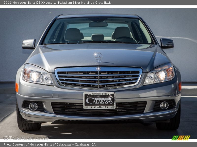 Palladium Silver Metallic / Grey/Black 2011 Mercedes-Benz C 300 Luxury