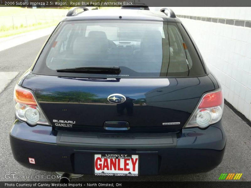 Regal Blue Pearl / Anthracite Black 2006 Subaru Impreza 2.5i Wagon