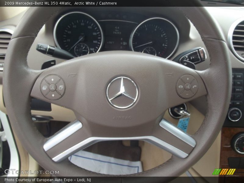 Arctic White / Cashmere 2009 Mercedes-Benz ML 350 4Matic
