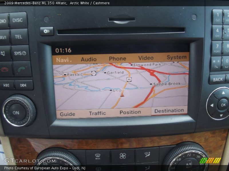 Arctic White / Cashmere 2009 Mercedes-Benz ML 350 4Matic