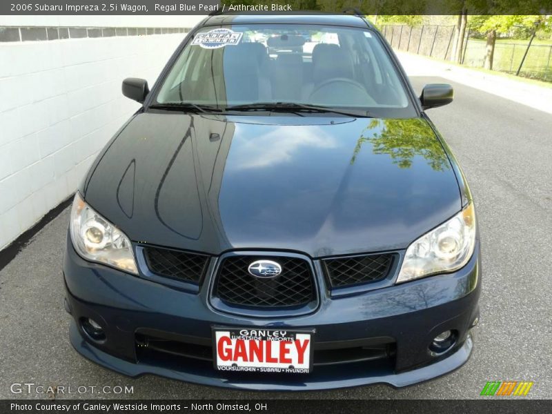 Regal Blue Pearl / Anthracite Black 2006 Subaru Impreza 2.5i Wagon