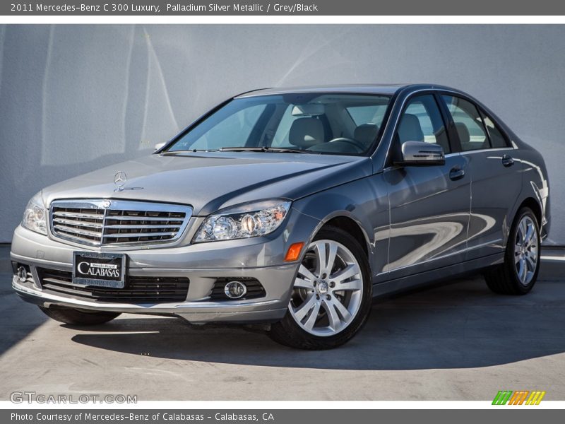 Palladium Silver Metallic / Grey/Black 2011 Mercedes-Benz C 300 Luxury