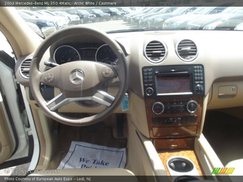 Arctic White / Cashmere 2009 Mercedes-Benz ML 350 4Matic
