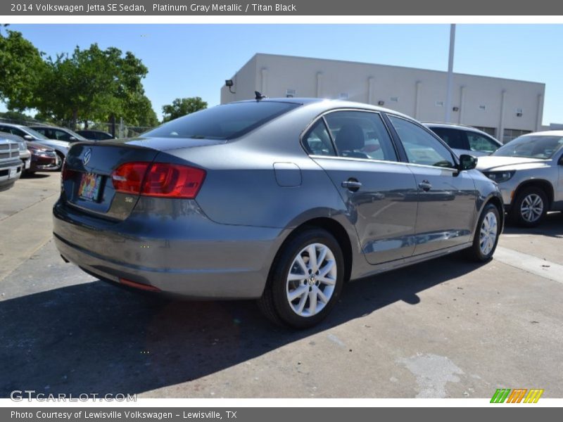 Platinum Gray Metallic / Titan Black 2014 Volkswagen Jetta SE Sedan