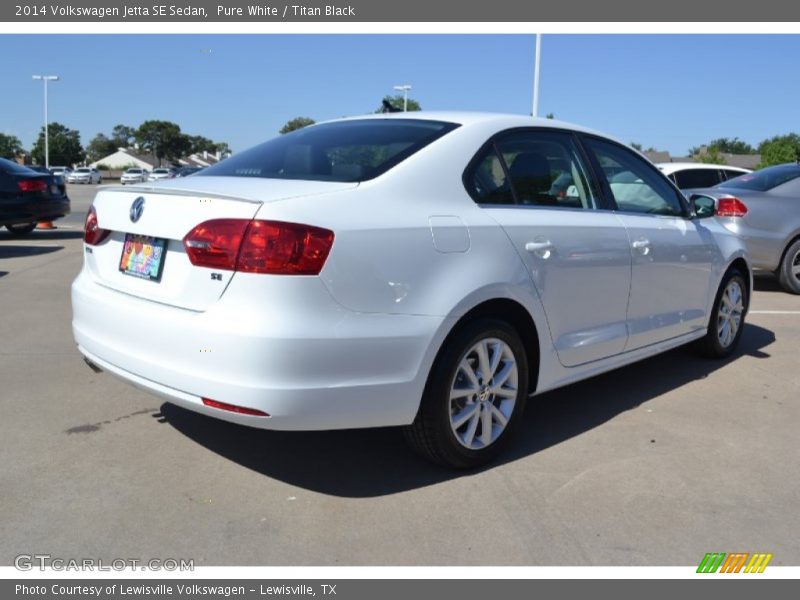 Pure White / Titan Black 2014 Volkswagen Jetta SE Sedan