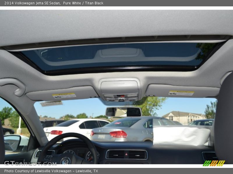 Pure White / Titan Black 2014 Volkswagen Jetta SE Sedan