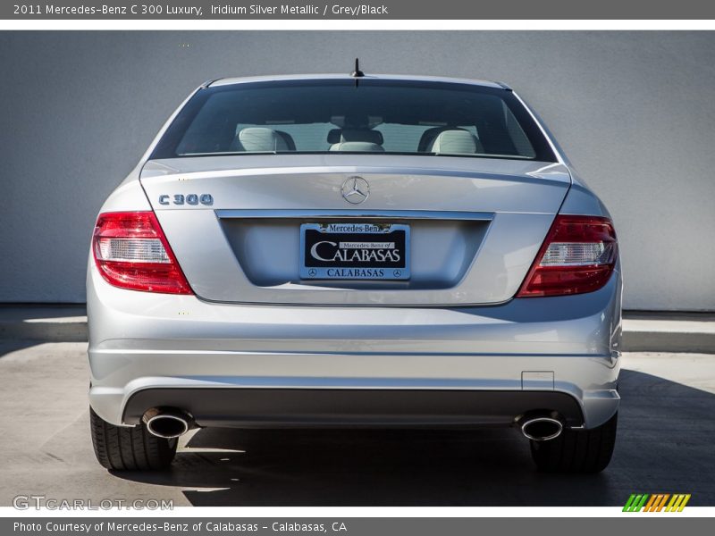 Iridium Silver Metallic / Grey/Black 2011 Mercedes-Benz C 300 Luxury