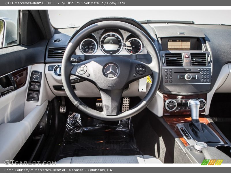 Iridium Silver Metallic / Grey/Black 2011 Mercedes-Benz C 300 Luxury