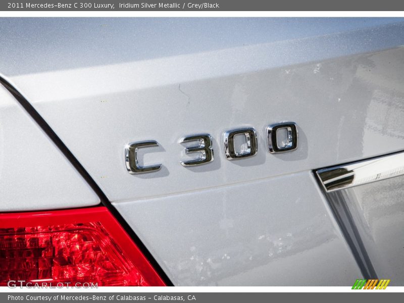 Iridium Silver Metallic / Grey/Black 2011 Mercedes-Benz C 300 Luxury