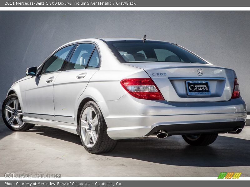 Iridium Silver Metallic / Grey/Black 2011 Mercedes-Benz C 300 Luxury