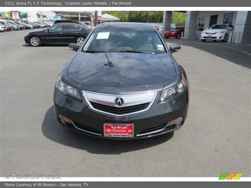 Graphite Luster Metallic / Parchment 2012 Acura TL 3.5 Technology