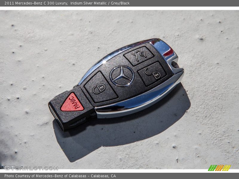 Iridium Silver Metallic / Grey/Black 2011 Mercedes-Benz C 300 Luxury
