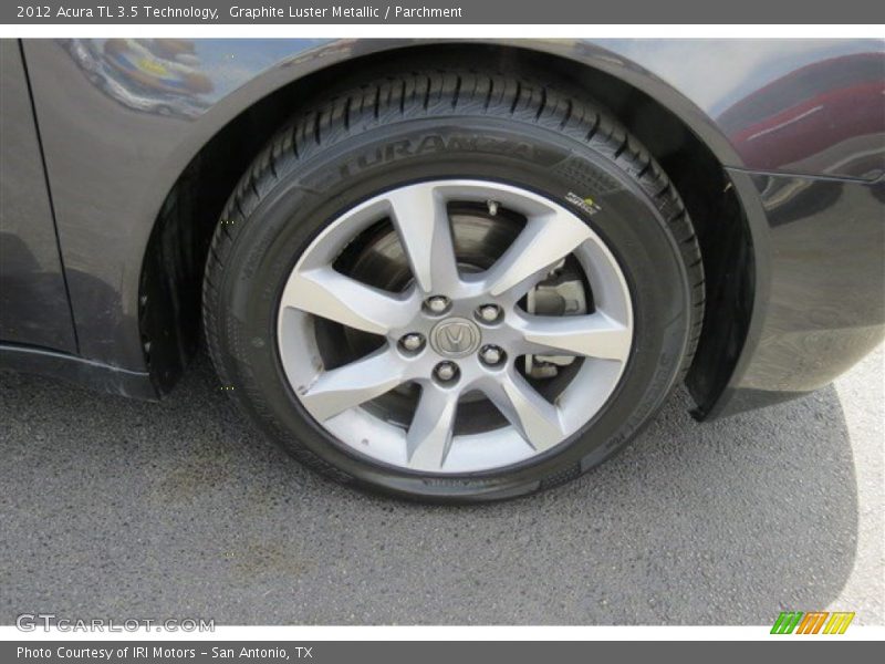 Graphite Luster Metallic / Parchment 2012 Acura TL 3.5 Technology