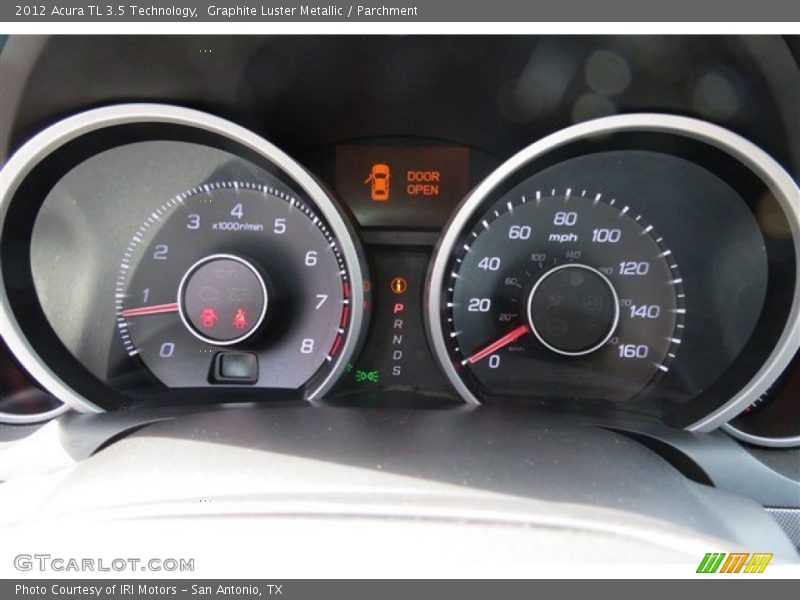 Graphite Luster Metallic / Parchment 2012 Acura TL 3.5 Technology