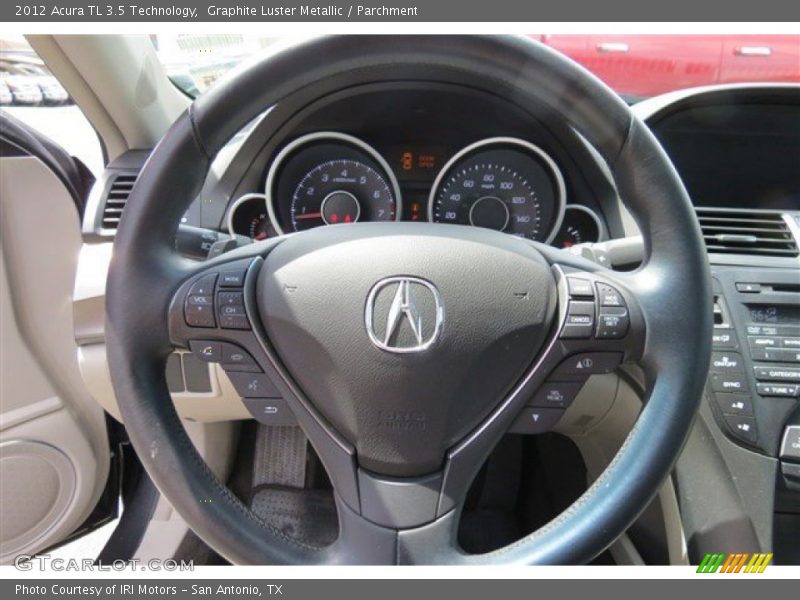 Graphite Luster Metallic / Parchment 2012 Acura TL 3.5 Technology